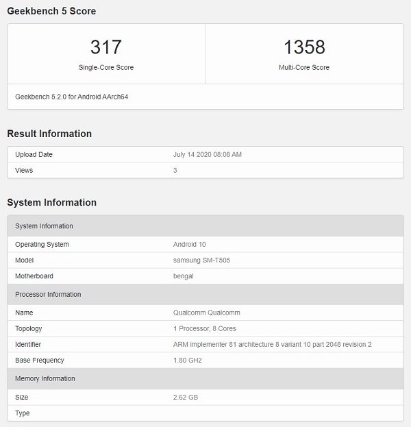 Galaxy Tab A 7.0