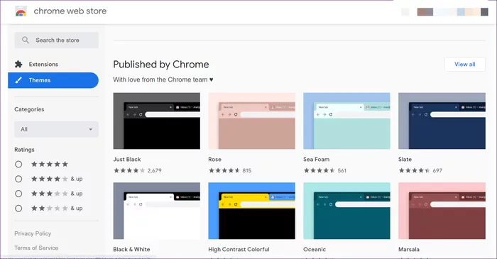 đổi màu tab chrome