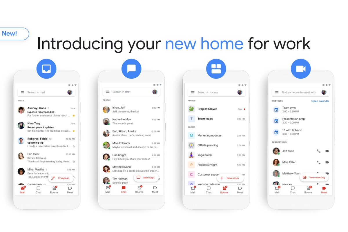 gmail thiết kế mới