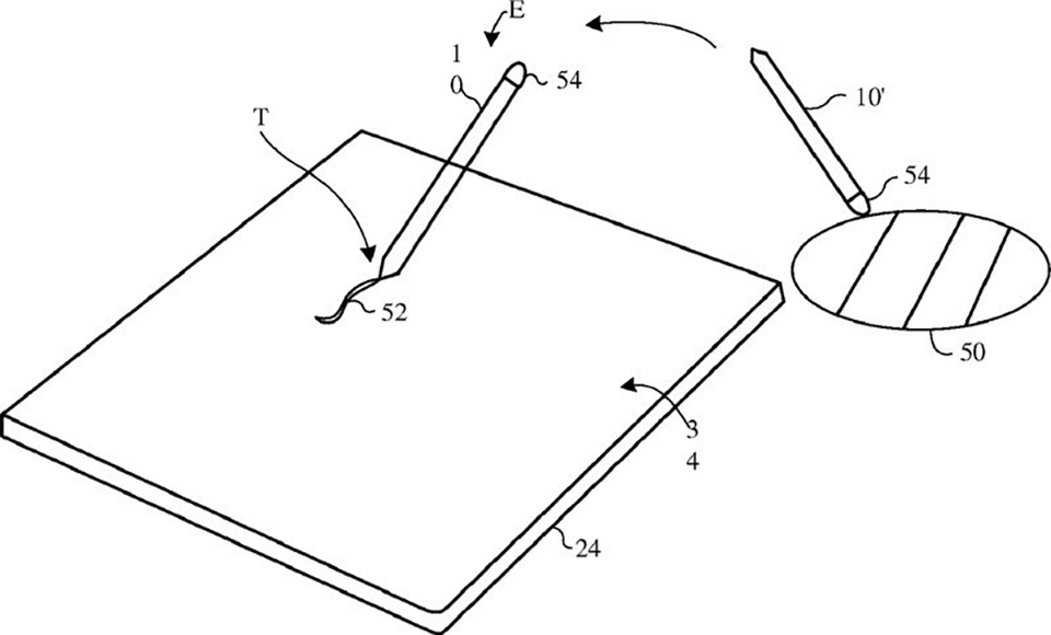 Bằng sáng chế của Apple về bút stylus (ảnh 1) Bằng sáng chế của Apple về bút stylus (ảnh 1)
