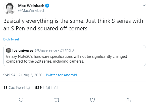 Vén màn bí mật về bút S-Pen của Galaxy Note 20