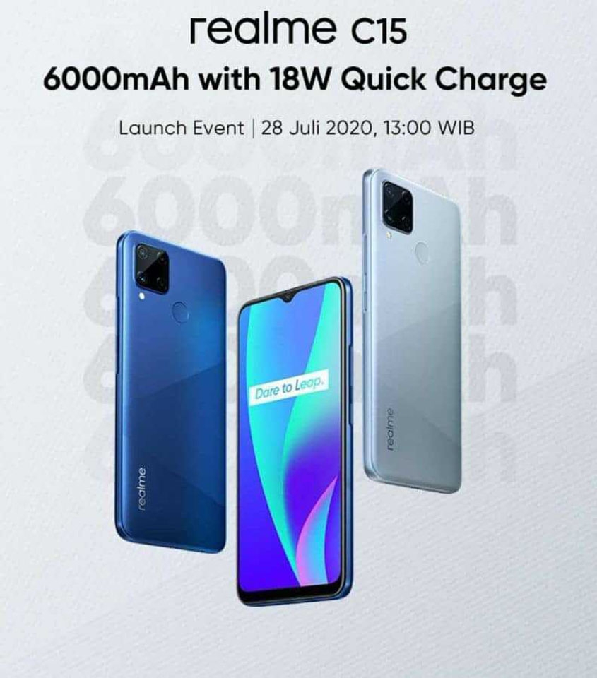 Poster quảng cáo Realme C15