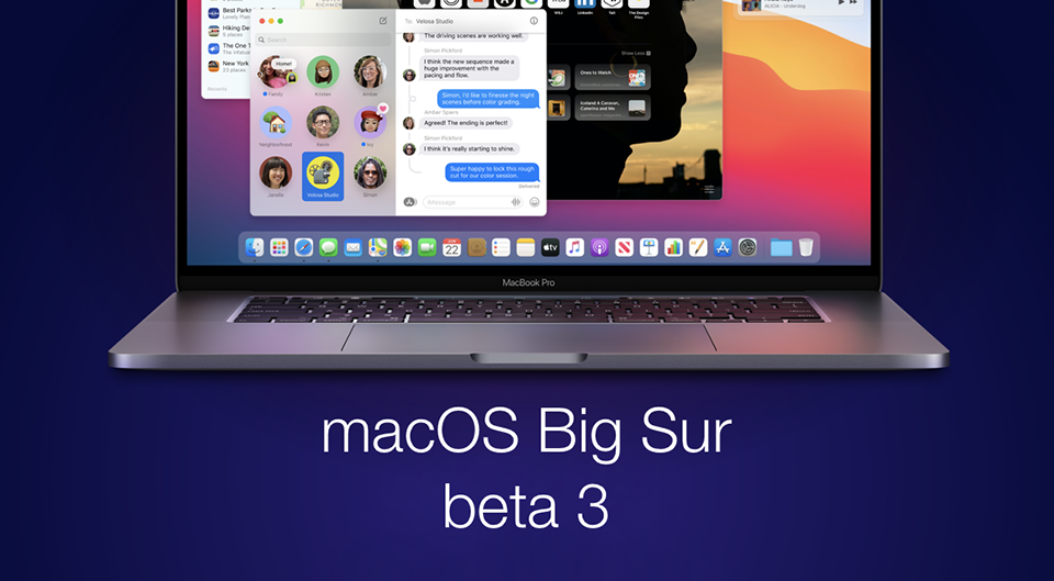 Apple phát hành bản cập nhật macOS Big Sur beta 3