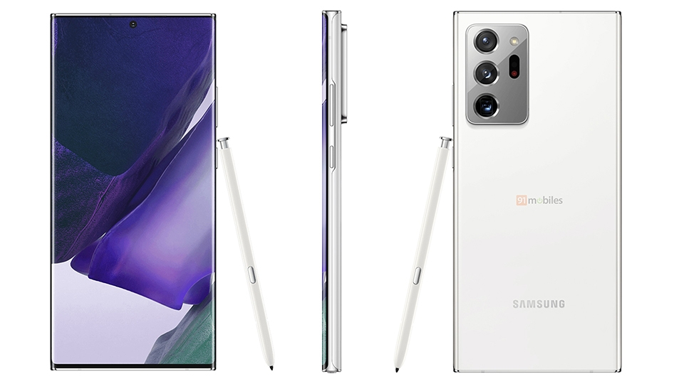 Samsung Galaxy Note 20 có mấy màu? màu Mystic White