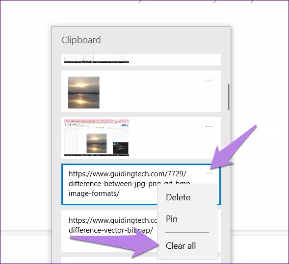 clipboard windows 10