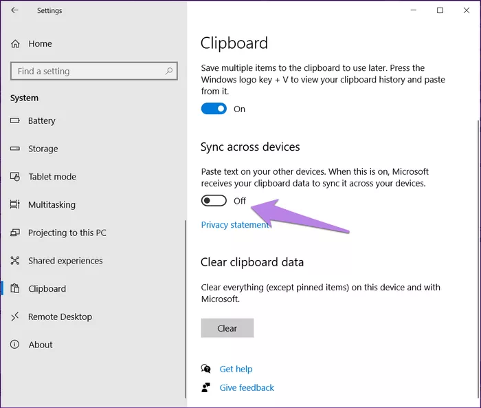 clipboard windows 10