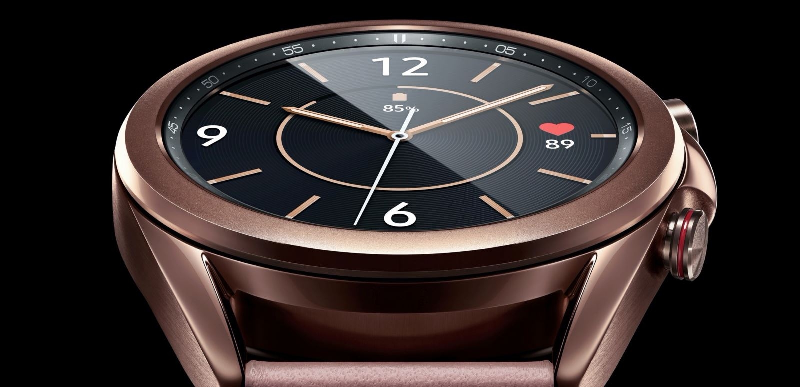 Cận cảnh mặt đồng hồ Samsung Galaxy Watch 3 trong ảnh render mới nhất 1
