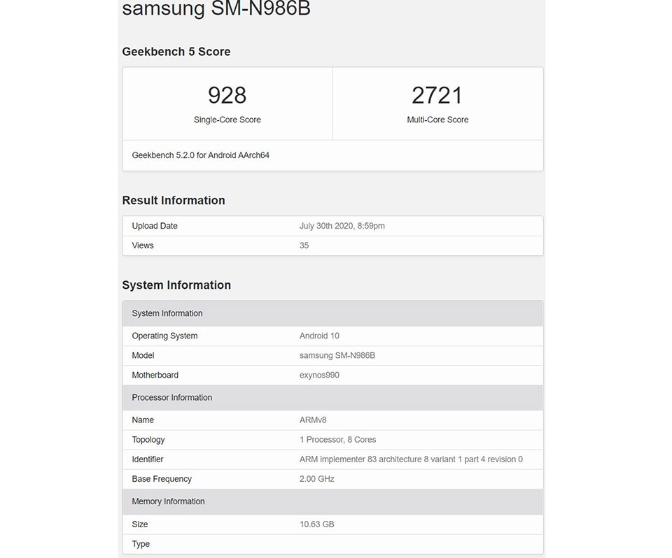 Galaxy Note 20 Ultra