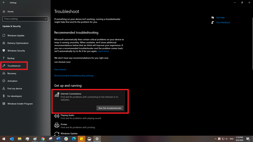 laptop không bắt được Wifi trên Windows 10 4