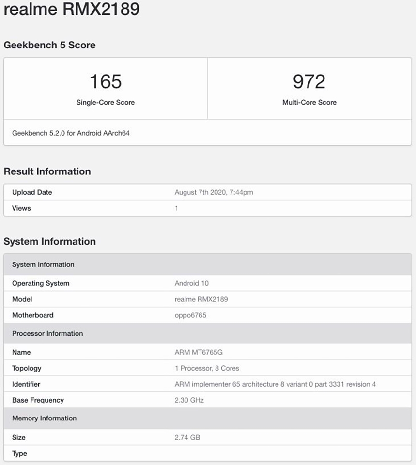 Thông tin Realme C12 (ảnh 1) Thông tin Realme C12 (ảnh 1)