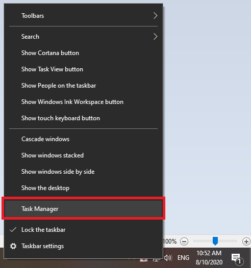 task manager