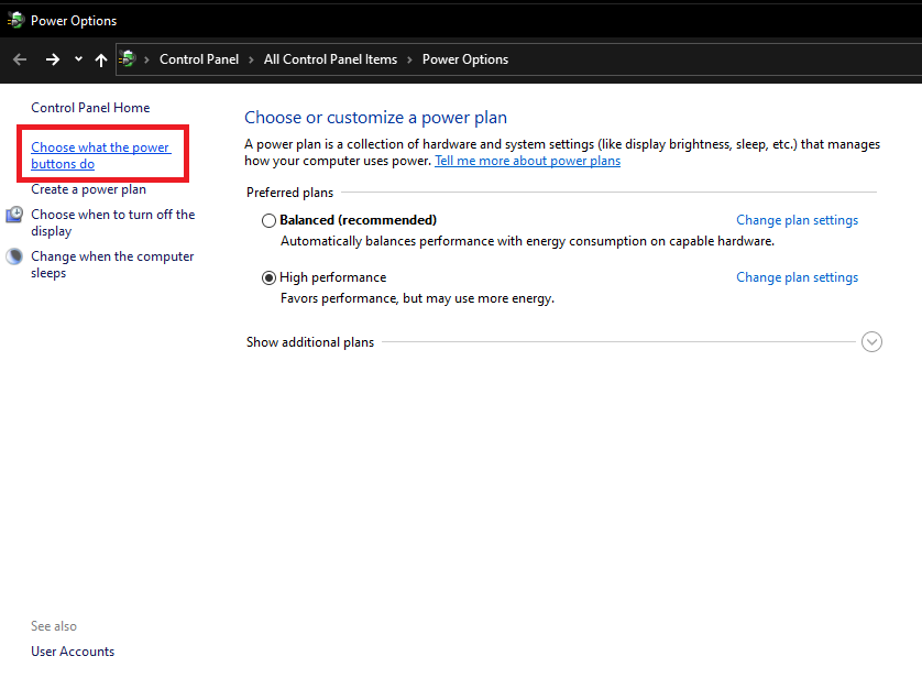 lỗi windows 10 không shutdown được