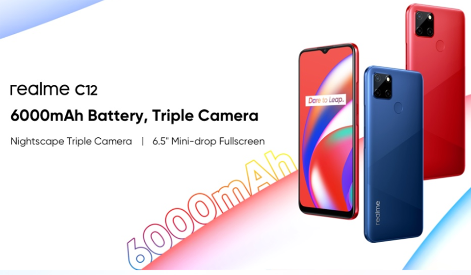 Realme C12 ra mắt (ảnh 1) Realme C12 ra mắt (ảnh 1)