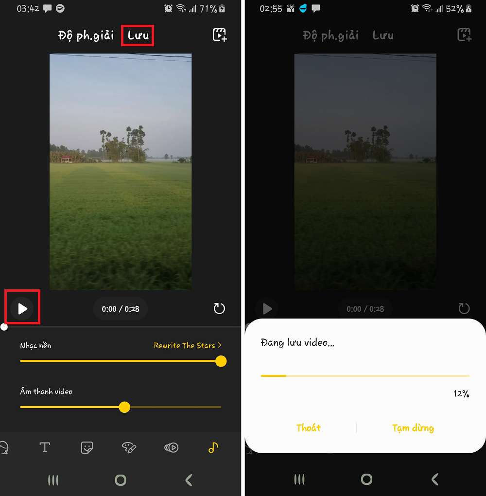 Mách bạn cách chèn nhạc vào video trên điện thoại Samsung