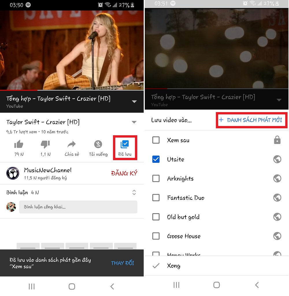 vòng lặp youtube điện thoại