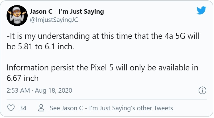 Pixel 5
