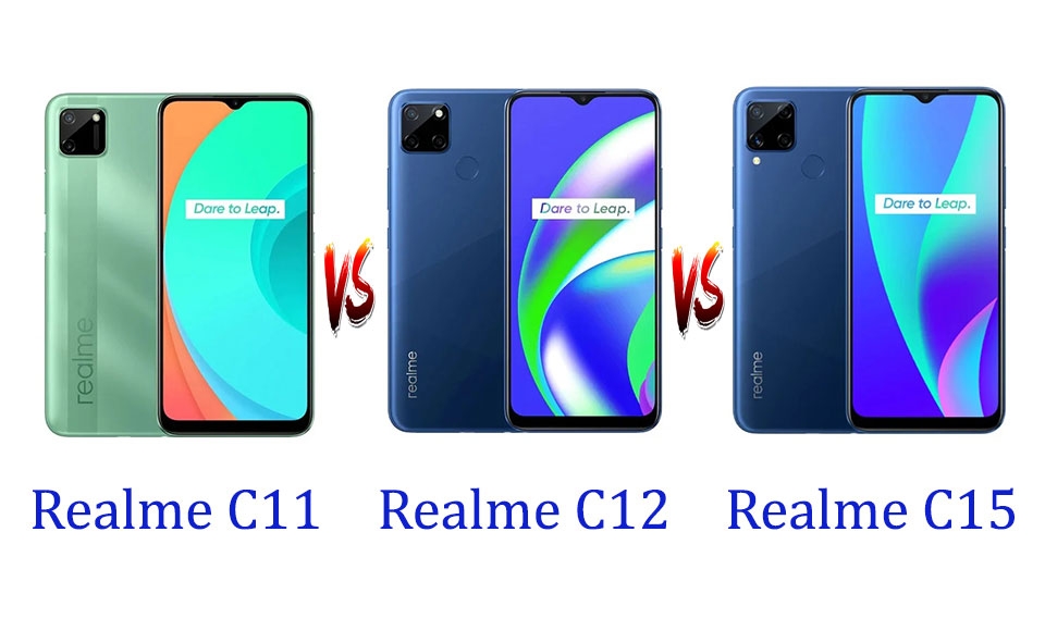 Realme C15, Realme C12 và Realme C11 Realme C15, Realme C12 và Realme C11