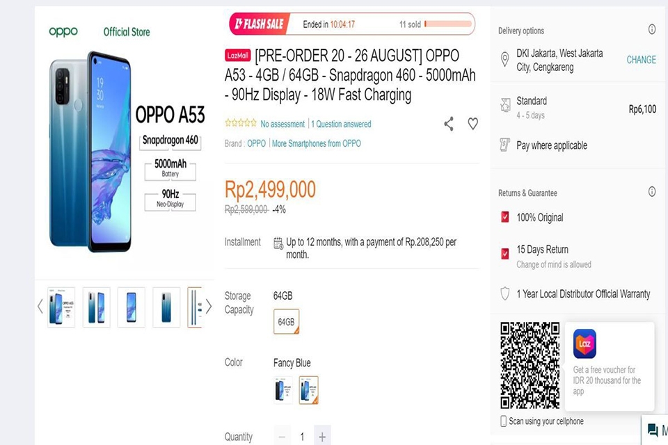 OPPO A53 ra mắt (ảnh 1) OPPO A53 ra mắt (ảnh 1)
