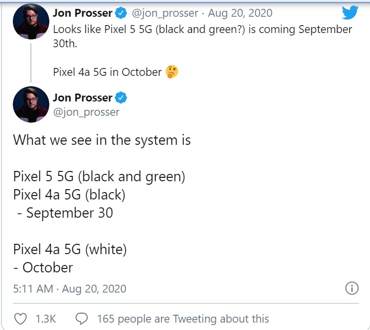 Pixel 5