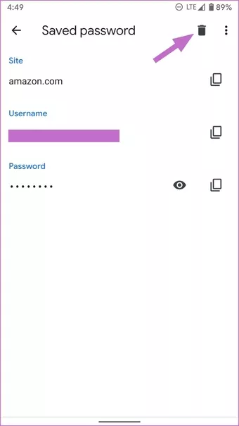 xóa mật khẩu lưu google chrome
