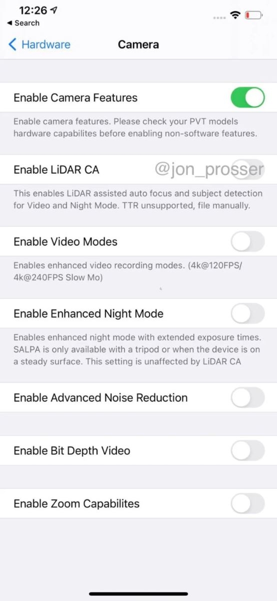 Ảnh chụp màn hình iPhone 12 Pro Max