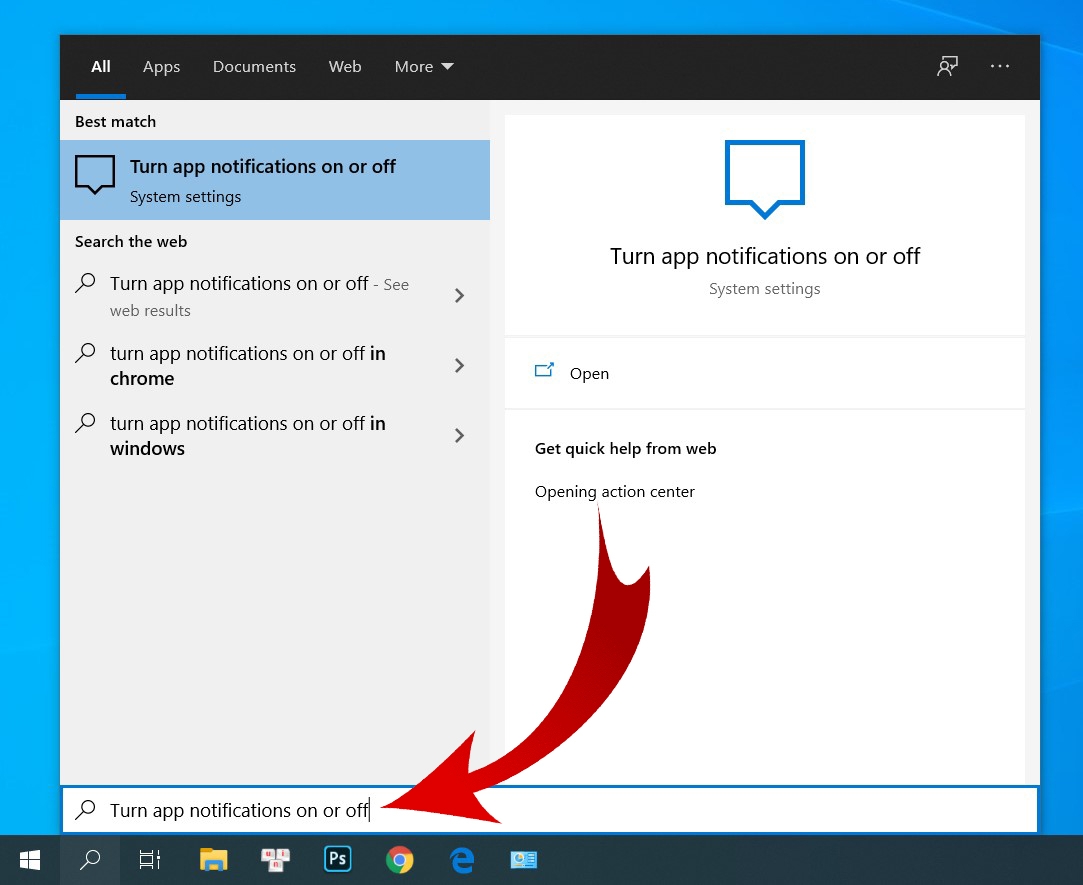 Hướng dẫn tắt thông báo Windows 10 02 Hướng dẫn tắt thông báo Windows 10 04