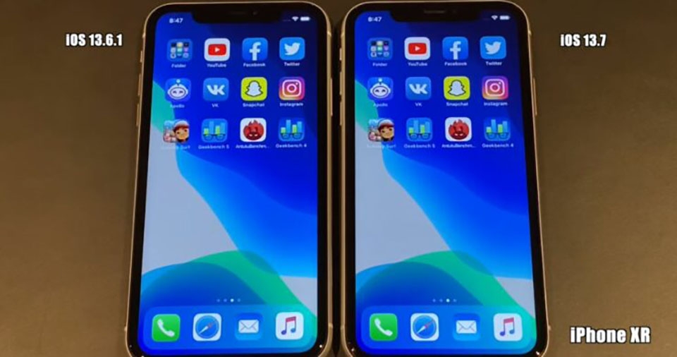So sánh tốc độ iOS 13.7 và iOS 13.6.1