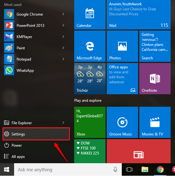 mở khóa bàn phím laptop windows 10 - hình 1