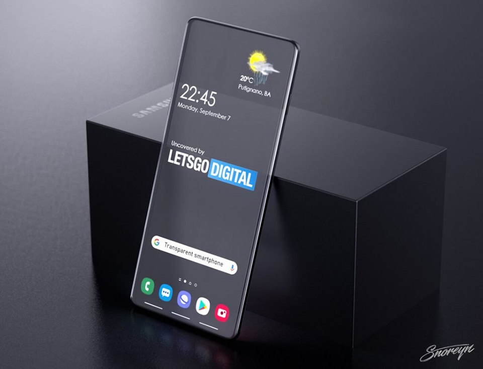 Samsung đang phát triển smartphone có màn hình trong suốt (ảnh 2)