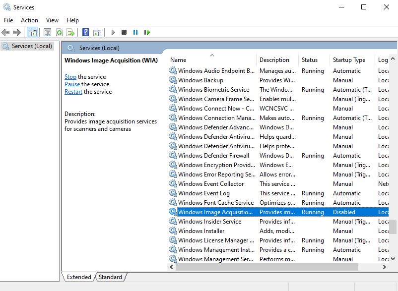 tắt dịch vụ không cần thiết trên windows 10