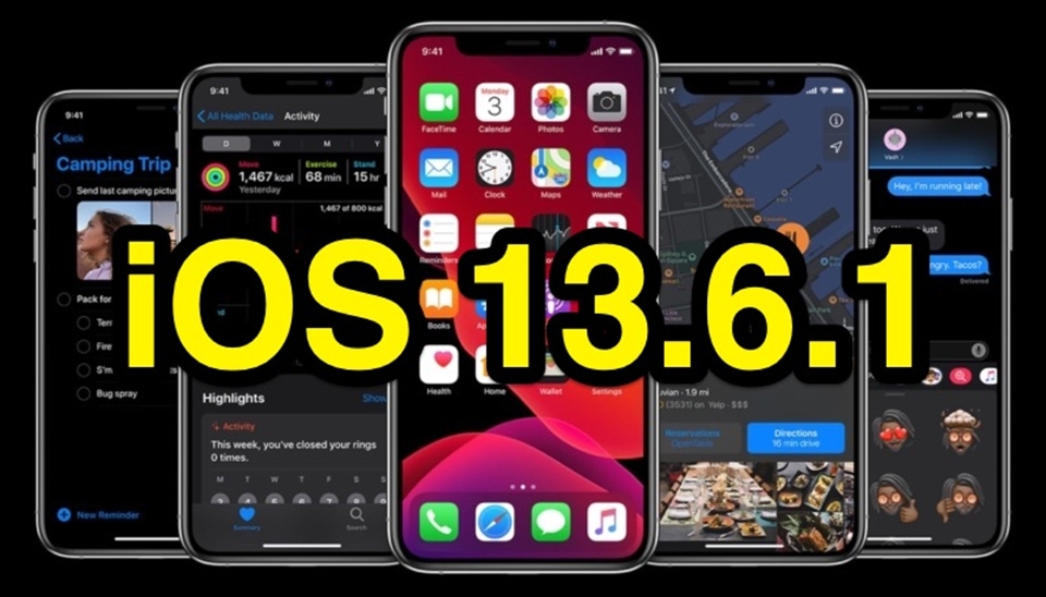 Apple chính thức khóa sign iOS 13.6.1 sau khi phát hành iOS 13.7