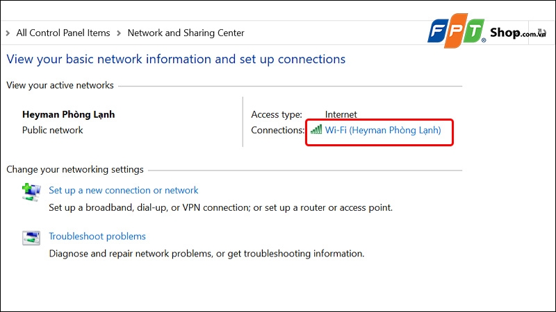 Xem pass Wi-Fi trên Windows 10 - hình 5