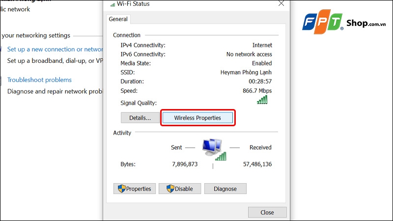 Xem pass Wi-Fi trên Windows 10 - hình 6