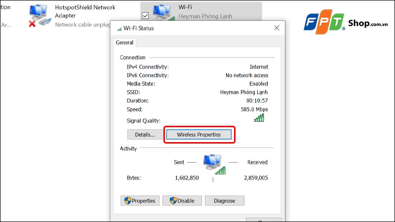 Xem pass Wi-Fi trên Windows 10 - hình 10