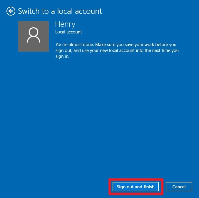 đăng xuất tài khoản microsoft - hình 16
