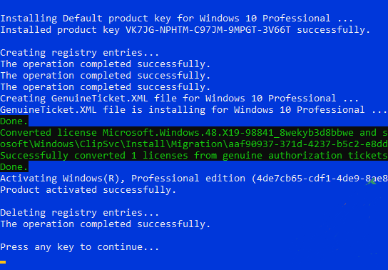 cách active Win 10 bản quyền vĩnh viễn 7