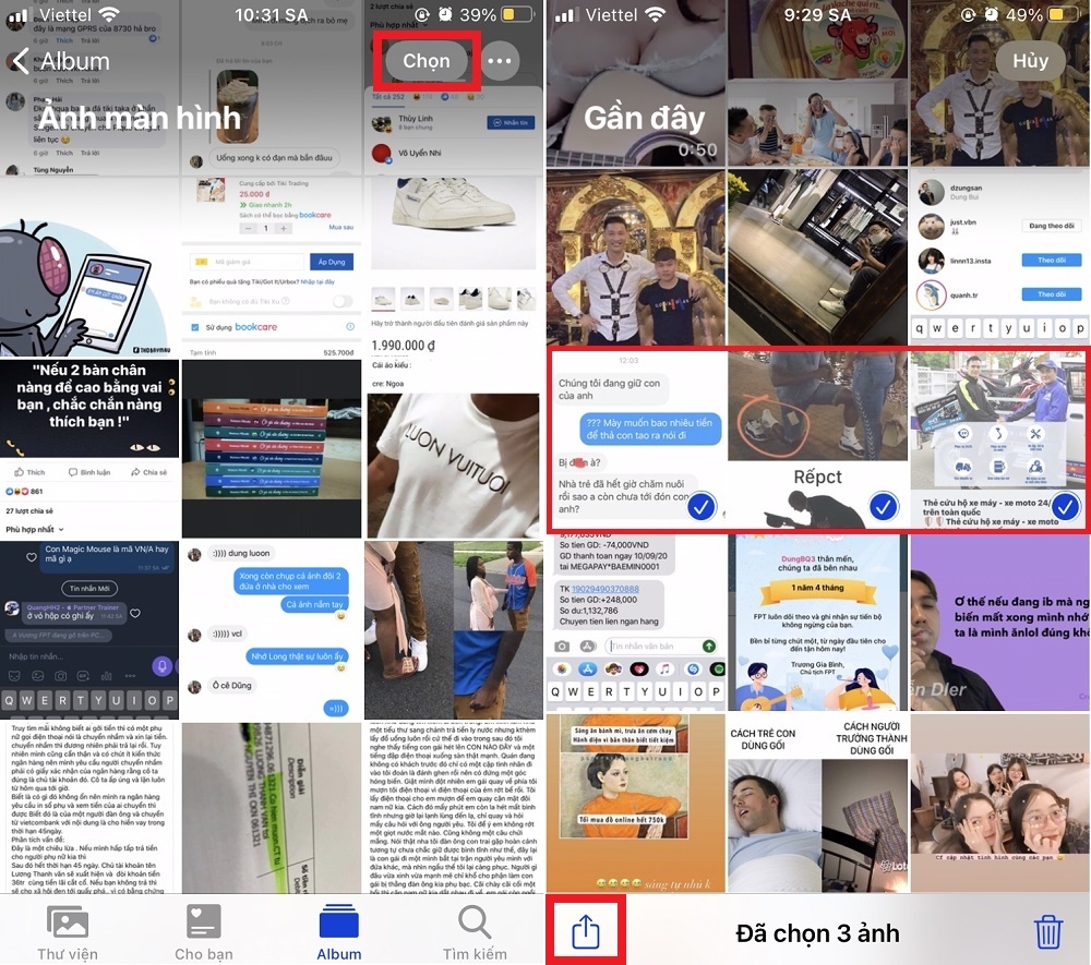 ẩn ảnh trên ios 14