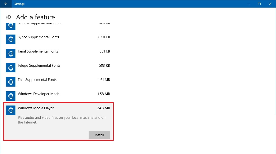 Hướng dẫn cài đặt và sử dụng Windows Media Player cho Win 10 - ảnh 04