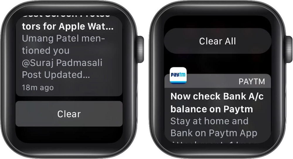 cách tắt dấu chấm đỏ trên màn hình apple watch
