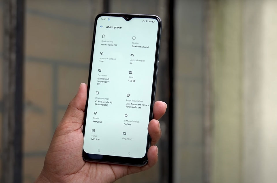 Realme Narzo 20A Realme Narzo 20A