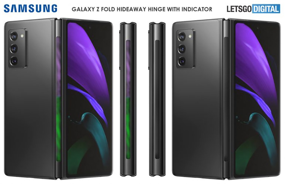 Galaxy Z Fold 3 có thể sở hữu đèn LED ở phần bản lề (ảnh 1)