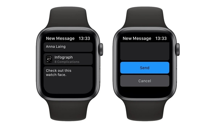 share Apple Watch face 3