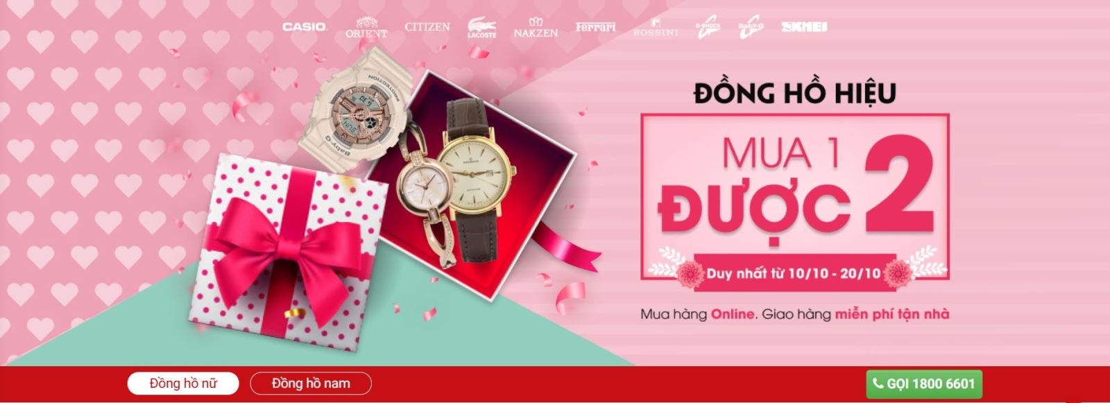 Đồng hồ mua 1 được 2 FPT Shop 1