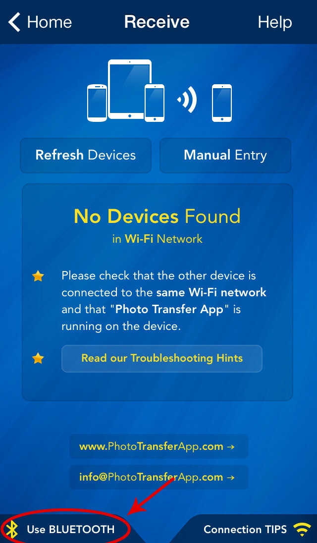 cách gửi ảnh qua bluetooth iphone