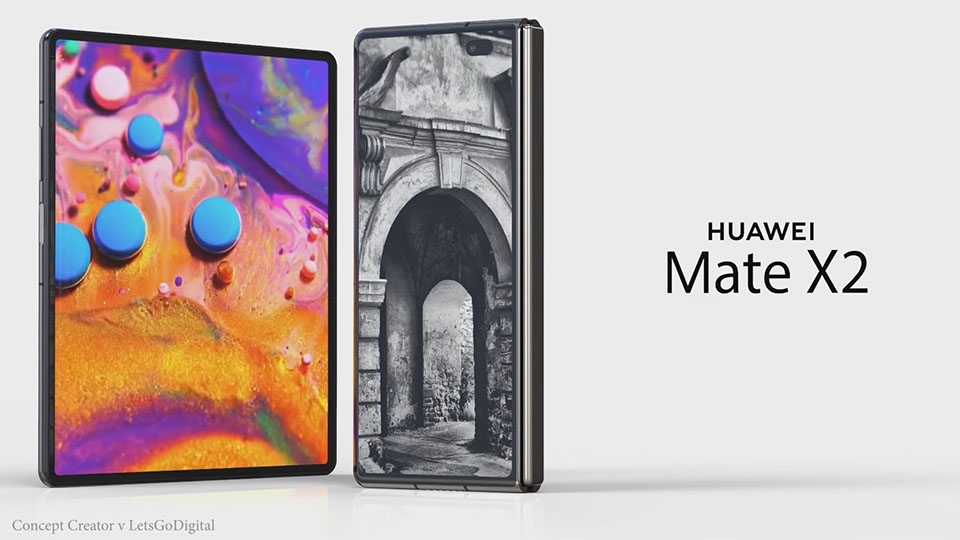 Concept Huawei Mate X2 (ảnh 1) Concept Huawei Mate X2 (ảnh 1)
