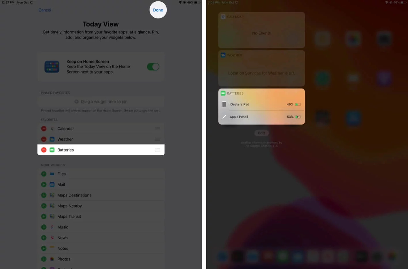 kiểm tra pin apple pencil trên ipad - hình 6