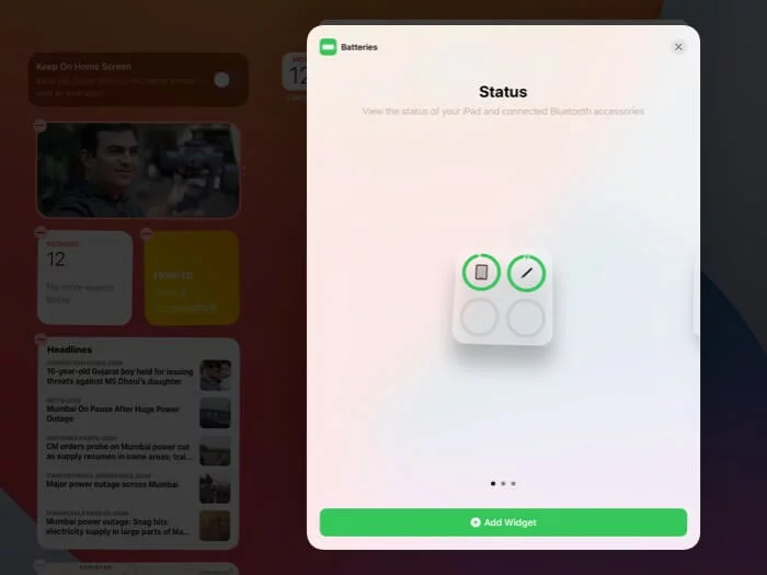 kiểm tra pin apple pencil trên ipad - hình 3