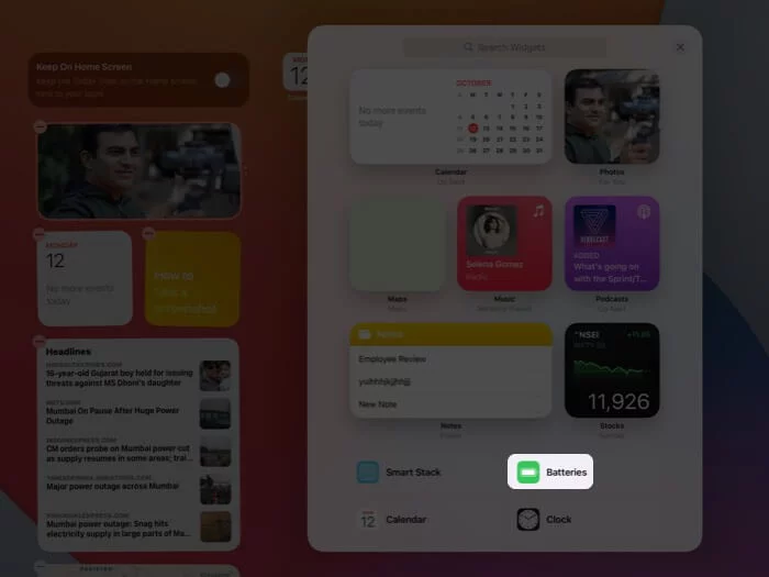 kiểm tra pin apple pencil trên ipad - hình 2