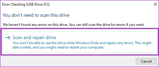sửa lỗi Windows không thể định dạng USB - hình 4