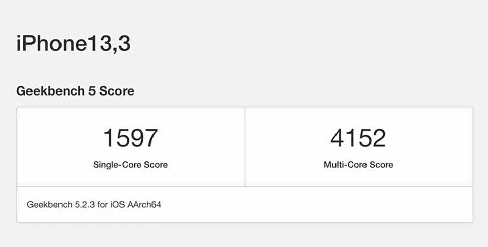 Hiệu năng của iPhone 12 Pro trên Geekbench Hiệu năng của iPhone 12 Pro trên Geekbench